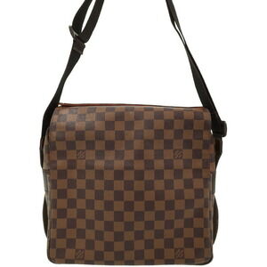 Louis Vuitton Damier Ebene Brown Naviglio Shoulder Bag